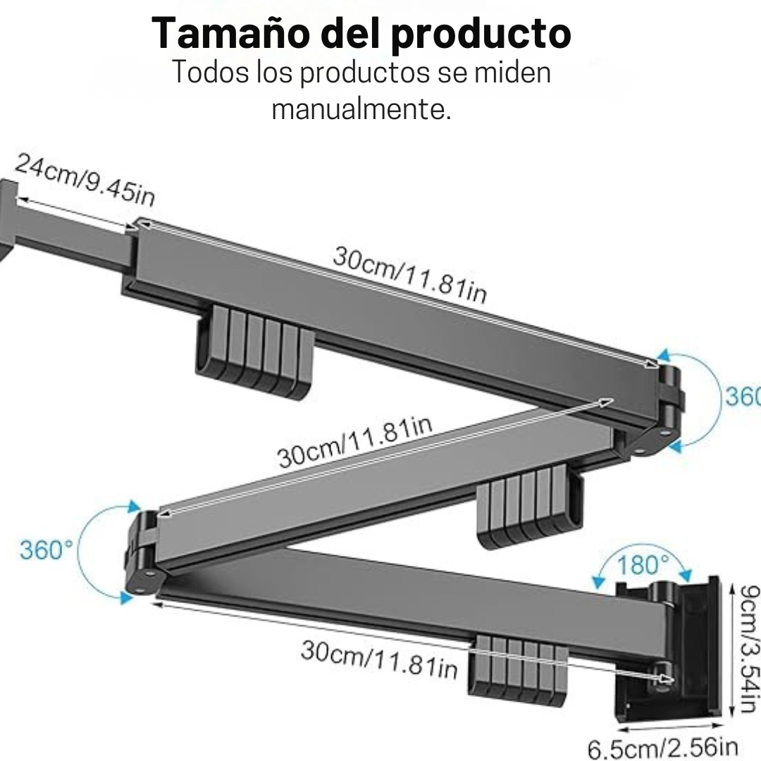 Tendedero Plegable Ultrarresistente 360°