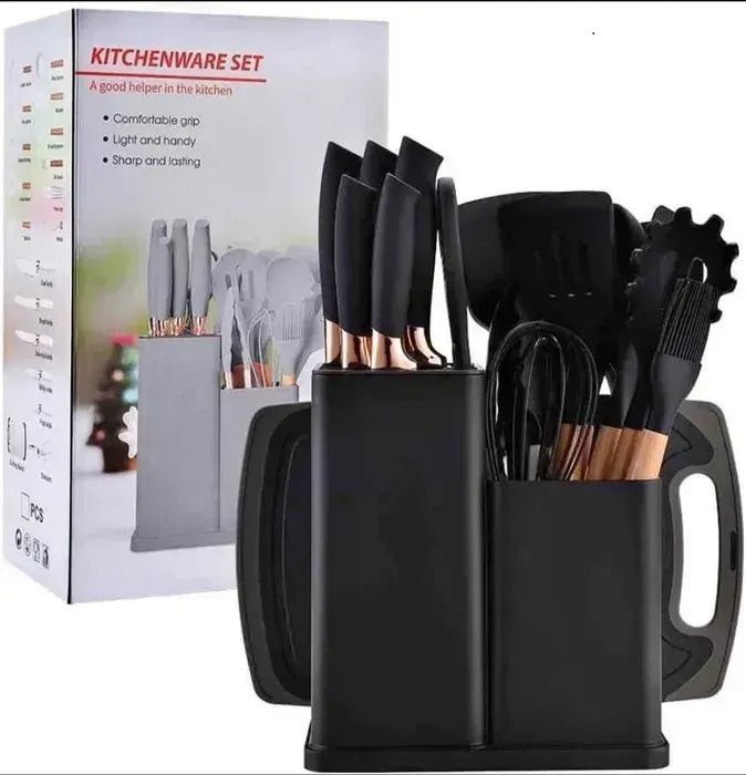 Utensilios Premium Para Tu Cocina-Set x 19 Piezas🍳👨🍳🔥