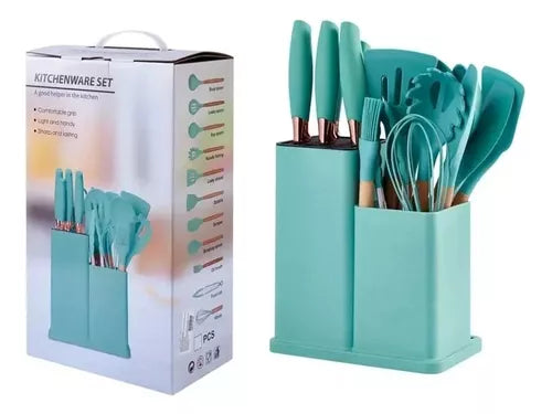 Utensilios Premium Para Tu Cocina-Set x 19 Piezas🍳👨🍳🔥
