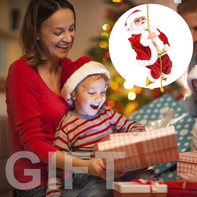 Papa Noel Escalador- La Decoración que le da Vida a tu Navidad