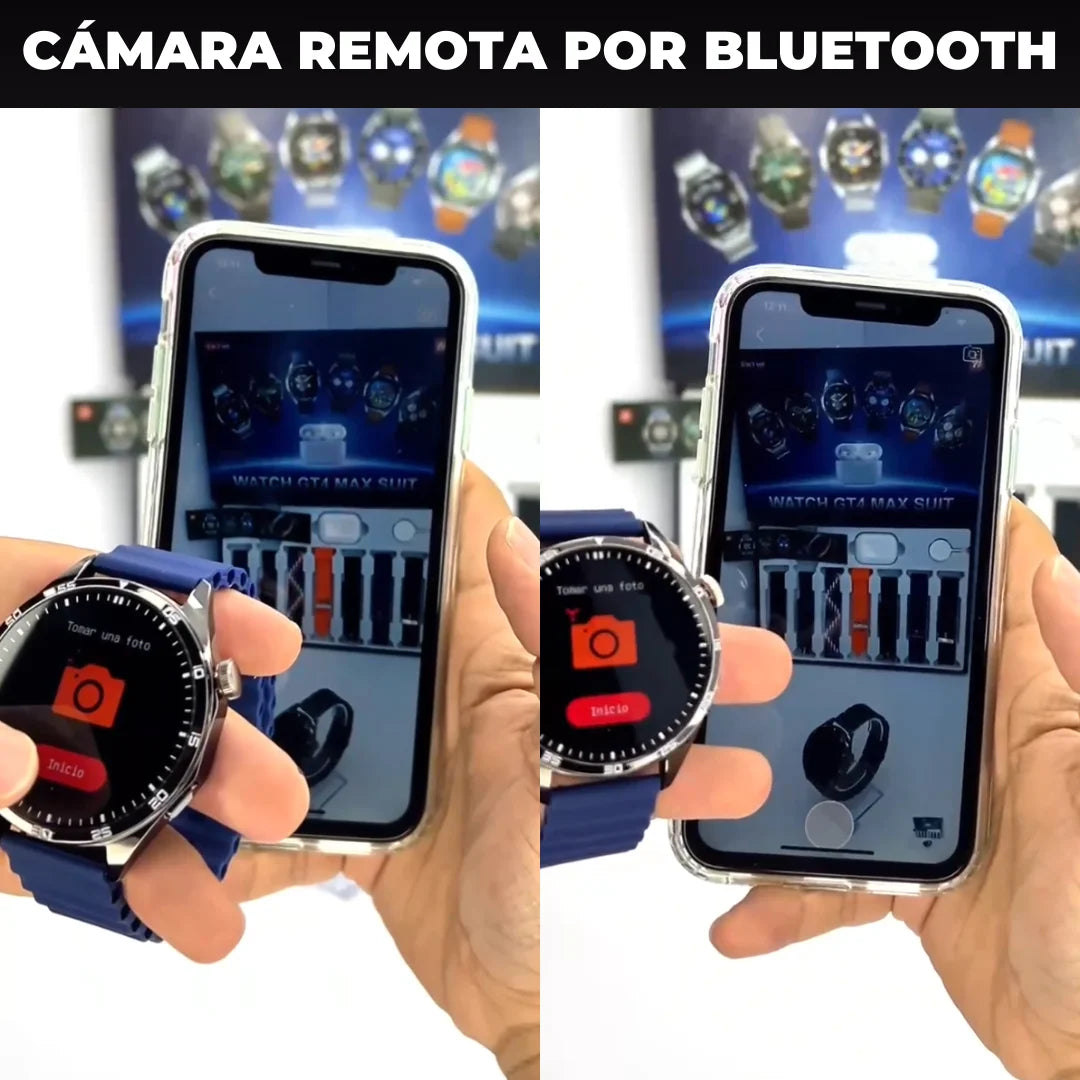 El Combo Perfecto: Reloj Inteligente+Audífonos+7 Manillas Intercambiables