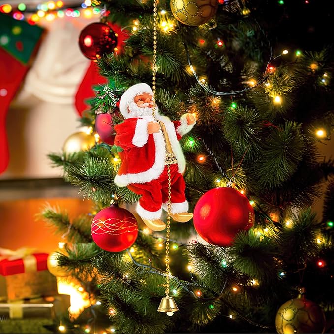 Papa Noel Escalador- La Decoración que le da Vida a tu Navidad
