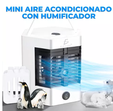 Aire Acondicionado Portátil Con Humificador