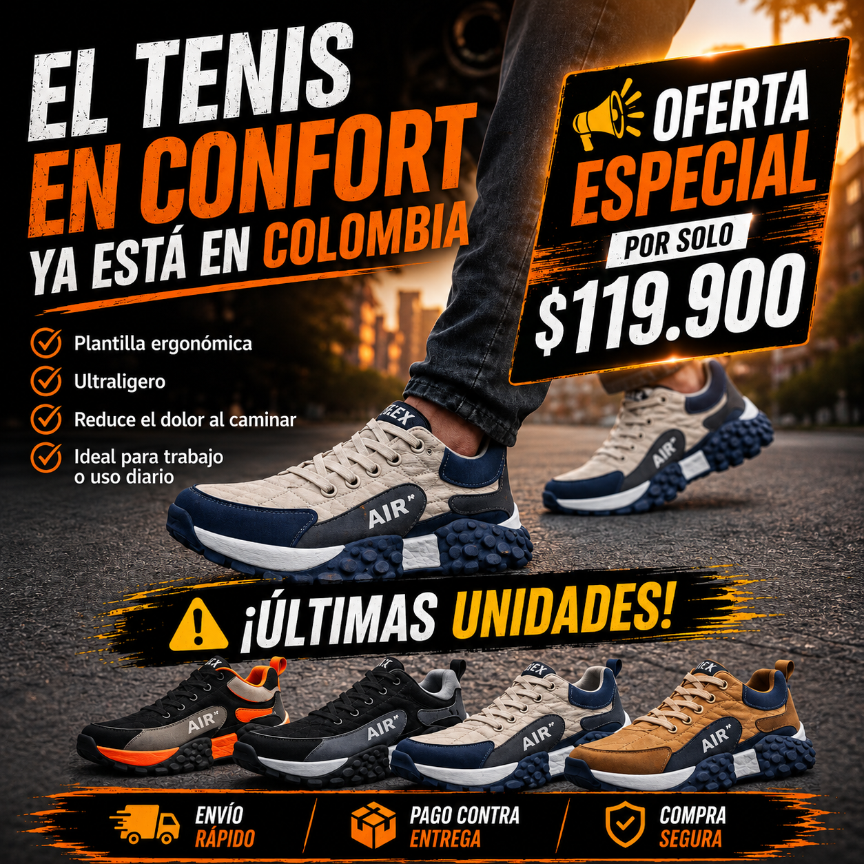 🔥Flex Air Comfort 2026👟 - Suela Liviana 💯