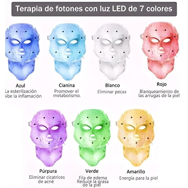 MASCARA LED REJUVENECEDORA